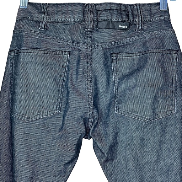 Hurley Men’s ‘84 Slim Gray/Black Button Fly Jeans Size 30 EUC - Picture 5 of 11